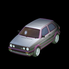 Volkswagen Golf GTI Pink